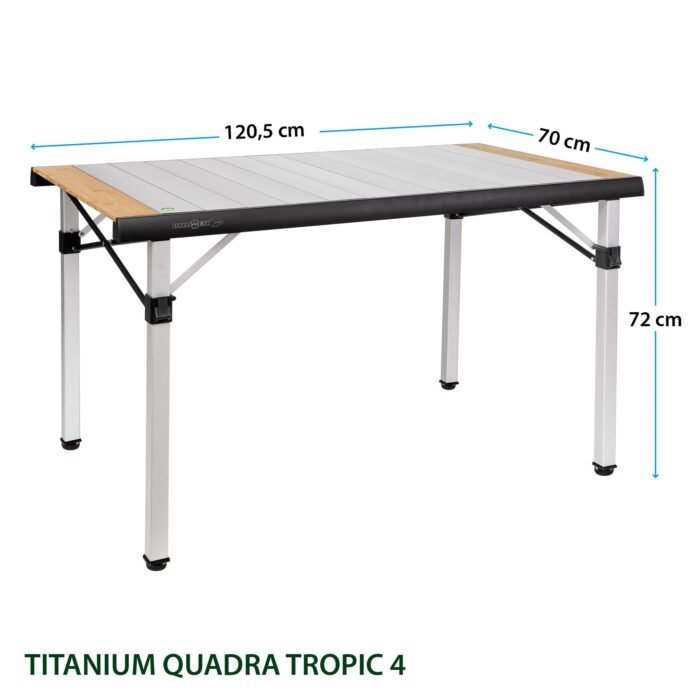Голяма Сгъваема маса за къмпинг TITANIUM QUADRA TROPIC - Image 6