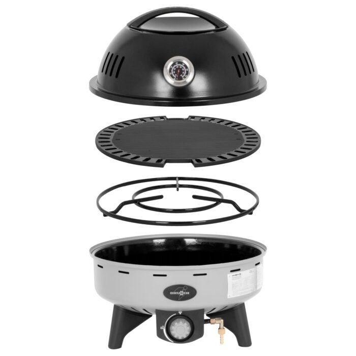 Преносимо газово барбекю с грил плоча BRUNNER DEVIL BBQRUISER HT30 - Image 4