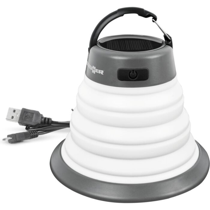 LED сгъваема преносима лампа със соларно зареждане за къмпинг BRUNNER AURA - Image 1