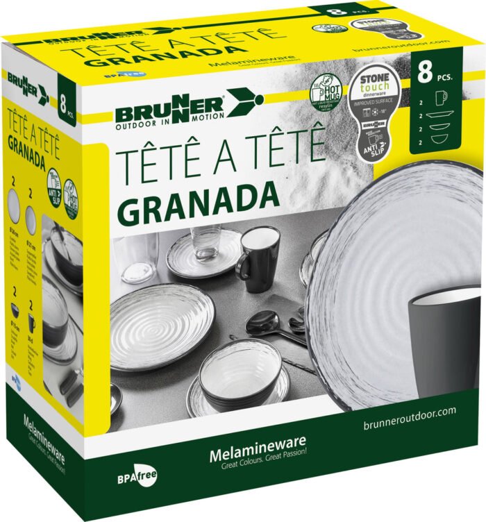 Меламинов сервиз за хранене TÊTE-Â-TÊTE GRANADA за 2ма - Image 6