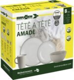 Меламинов Сервиз за хранене за 2 човека TÊTE-Â-TÊTE AMADE - Image 3