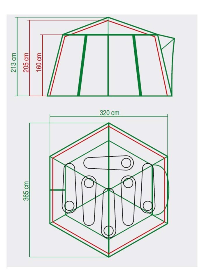 COLEMAN Палатка POLYGON 6 - Image 5