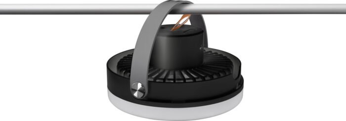 Вентилатор за къмпинг и палатка с дистанционно, батерия и LED лампа MOONBELLE RG - Image 3