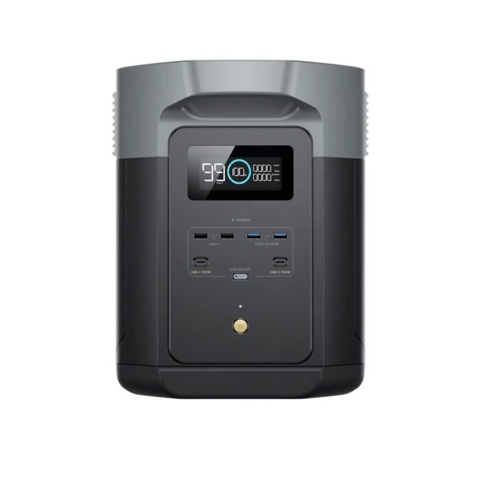 Портативна професионална електроцентрала за зареждане на устройства - EcoFlow DELTA Max 2 Portable Power Station 2048Wh (черен) - Image 3