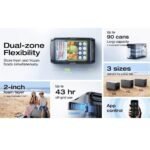 Иновативен портативен хладилник с фризер - EcoFlow Glacier Classic 35L Portable Fridge And Freezer (2025) (черен) - Image 16