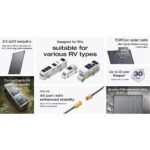 Комплект от два броя соларни панели зареждащи от слънцето за каравана или кемпер - EcoFlow 2x130W RVMax Rigid Solar Panel Combo (черен) - Image 7