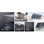 Сгъваем соларен панел зареждащ директно от слънцето - EcoFlow NextGen 220W Bifacial Portable Solar Panel (черен) - Image 7