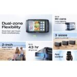 Иновативен портативен хладилник с фризер - EcoFlow Glacier Classic 35L Portable Fridge And Freezer (2025) (черен) - Image 16