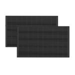 Комплект от 2 броя соларни панели зареждащи директно вашето устройство от слънцето - EcoFlow 2x400W Rigid Solar Panel Combo (черен) - Image 2