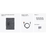 Сгъваем соларен панел зареждащ директно вашето устройство от слънцето с DC порт и един USB-C порт - EcoFlow Portable Solar Panel 45W (черен) - Image 8